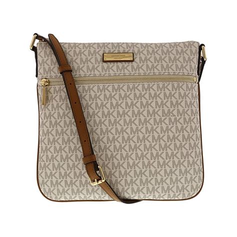 michael kors bedford signature flat crossbody bag|Michael Kors bedford legacy handbag.